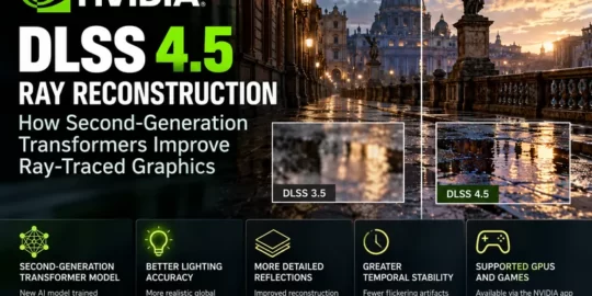 NVIDIA DLSS 4.5 Ray Reconstruction: How Second-Generation Transformers Improve Ray-Traced Graphics
