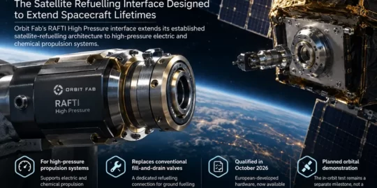 RAFTI High Pressure: The Satellite Refuelling Interface Designed to Extend Spacecraft Lifetimes